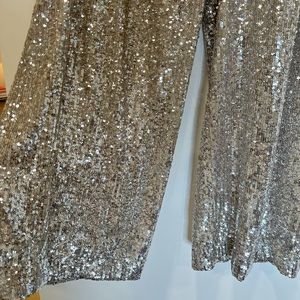 Express sequin crop trouser XS
